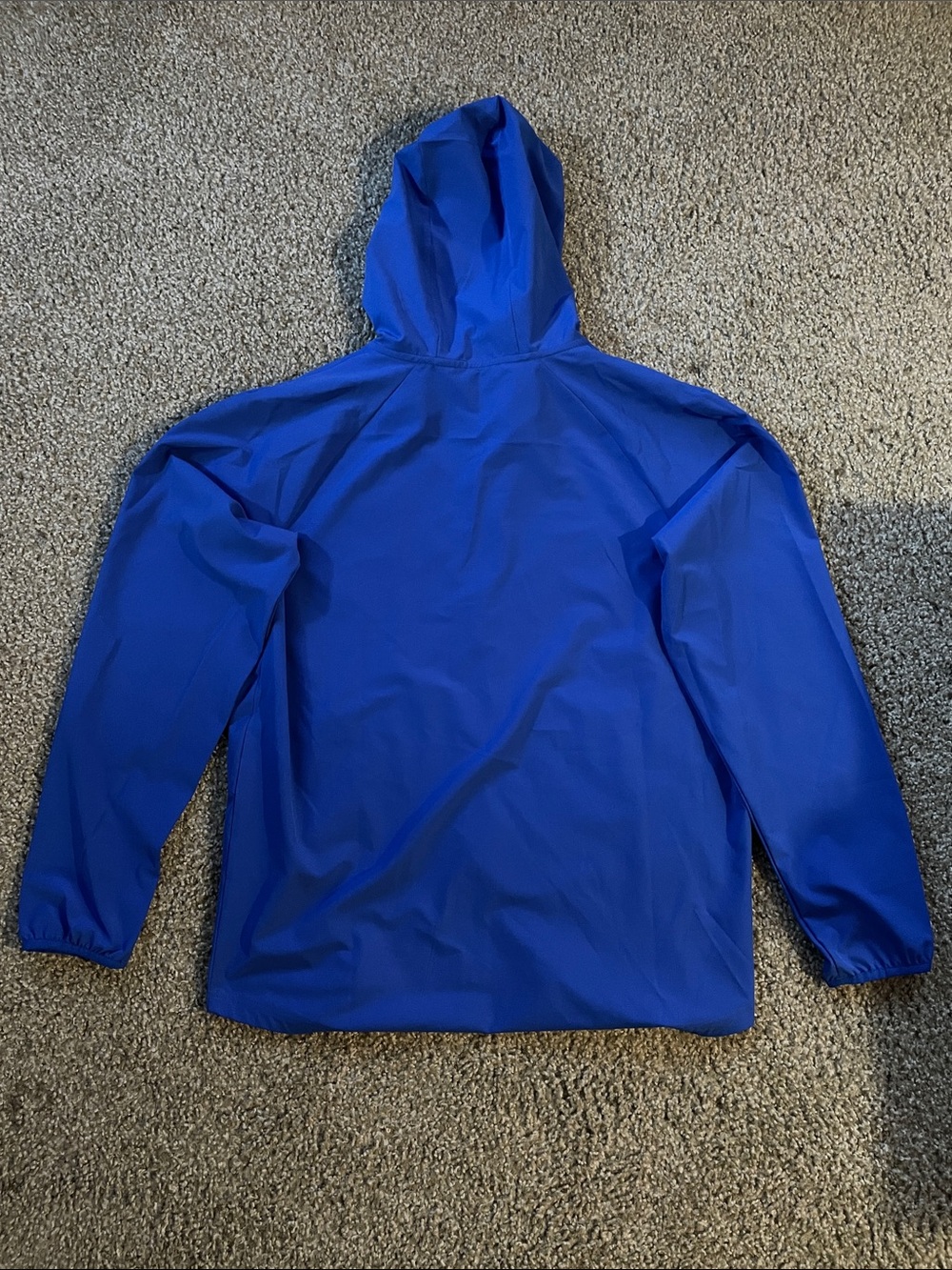 Under Armour Men's Heat Gear Blue Full-Zip Hooded Jacket - Picture 3 of 3